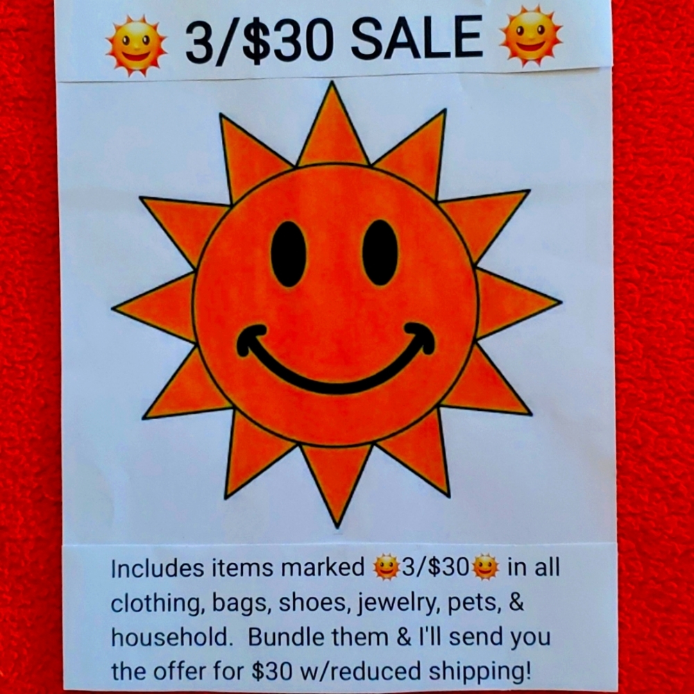 🌞 SALE 3/$30 🌞